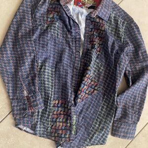 Robert Graham Multicolor Casual Button Down Shirt